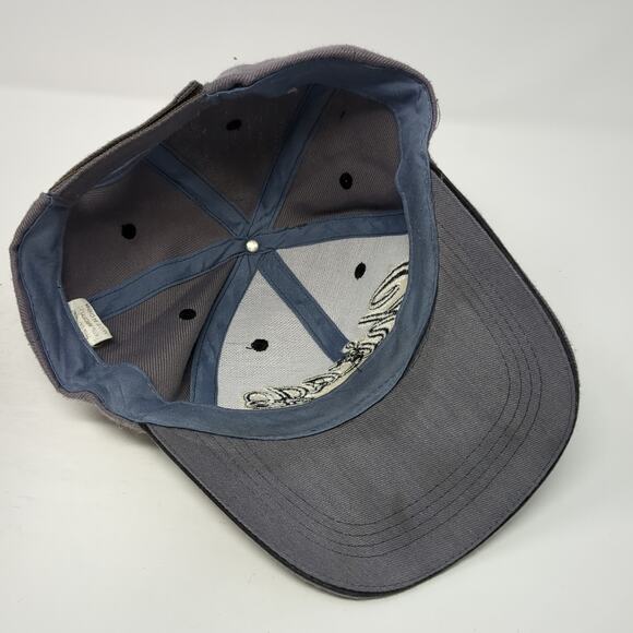 Chicago Strapback Baseball Cap Gray One Size Adjustable Embroidered Lightweight - Picture 7 of 9